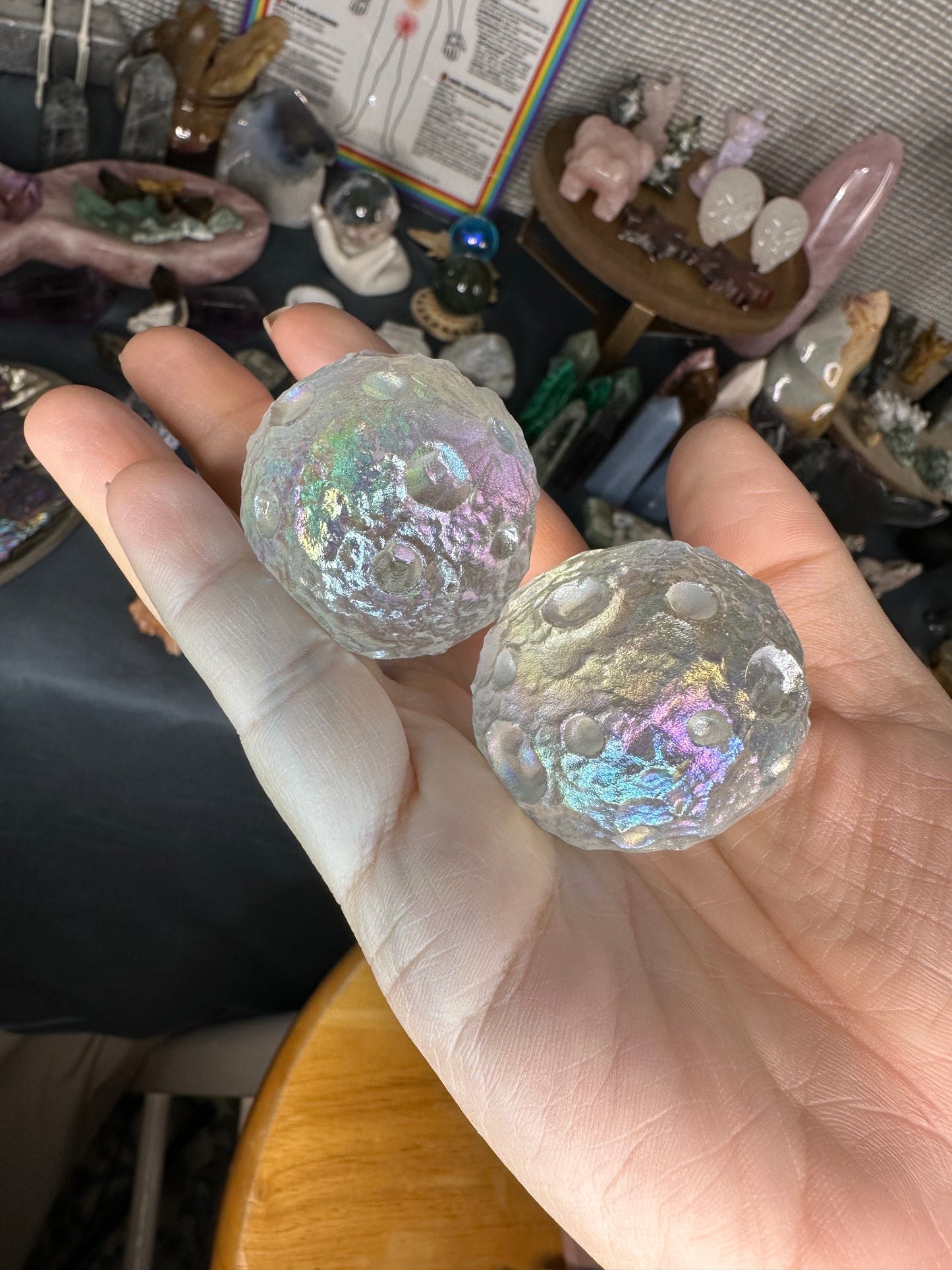 Aura Quartz Moon